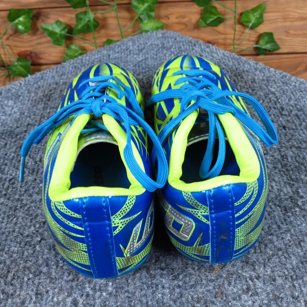 Lotto Forza Jr BGS Unisex Athletic Soccer Cleats Size 12.5C Field Blue Green_4